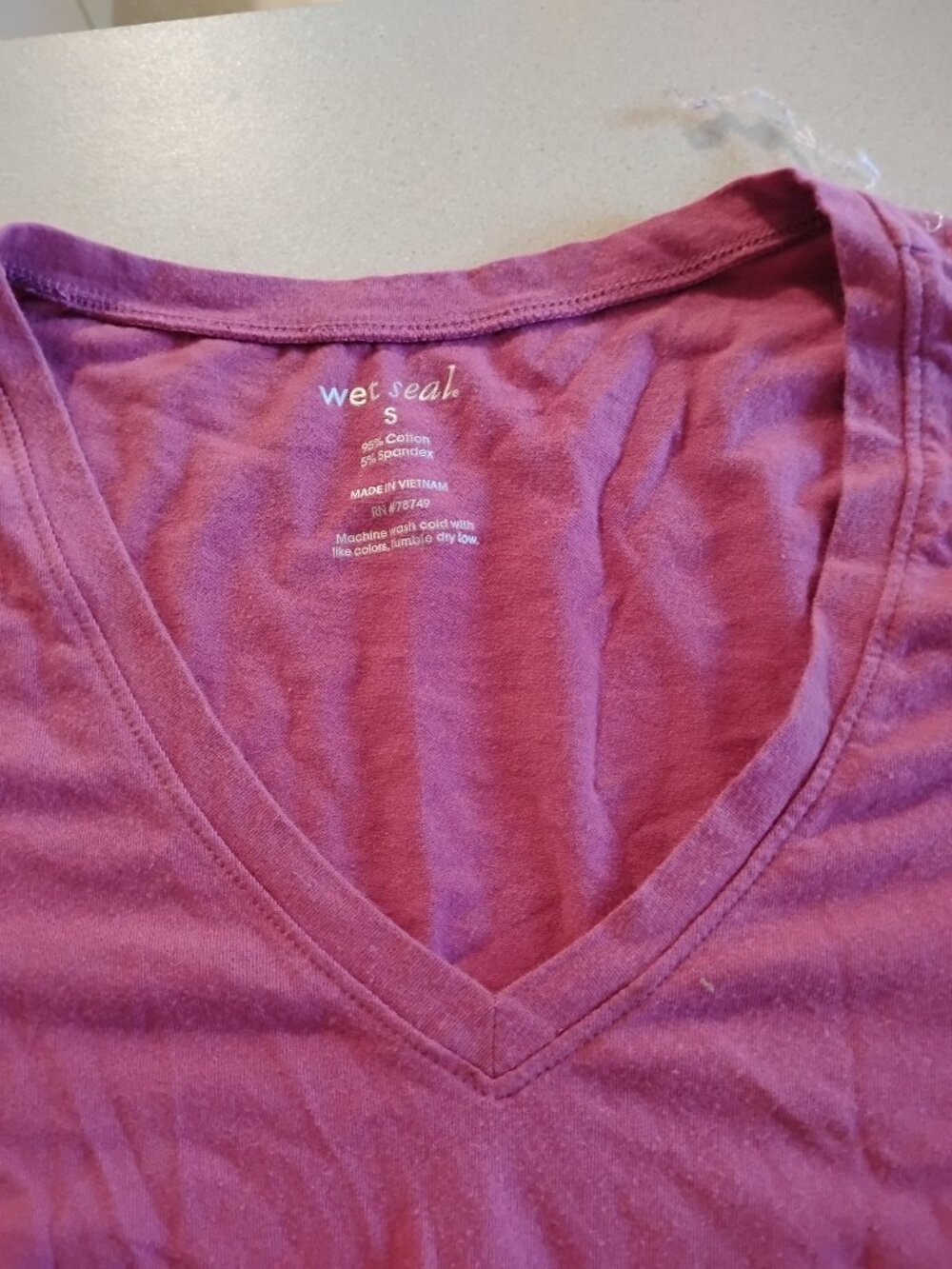 Wet Seal v neck tee